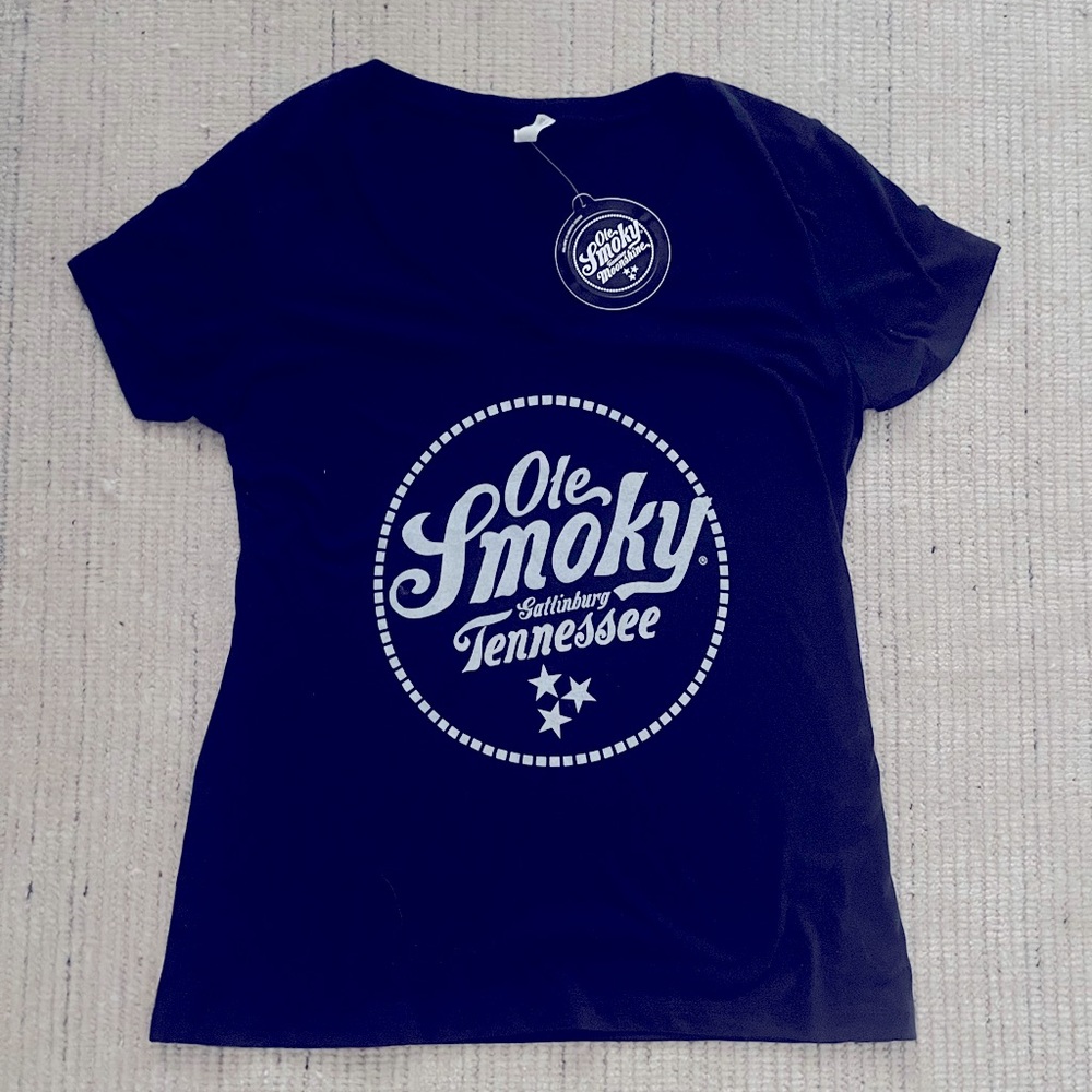 Ok Smokey v neck tee